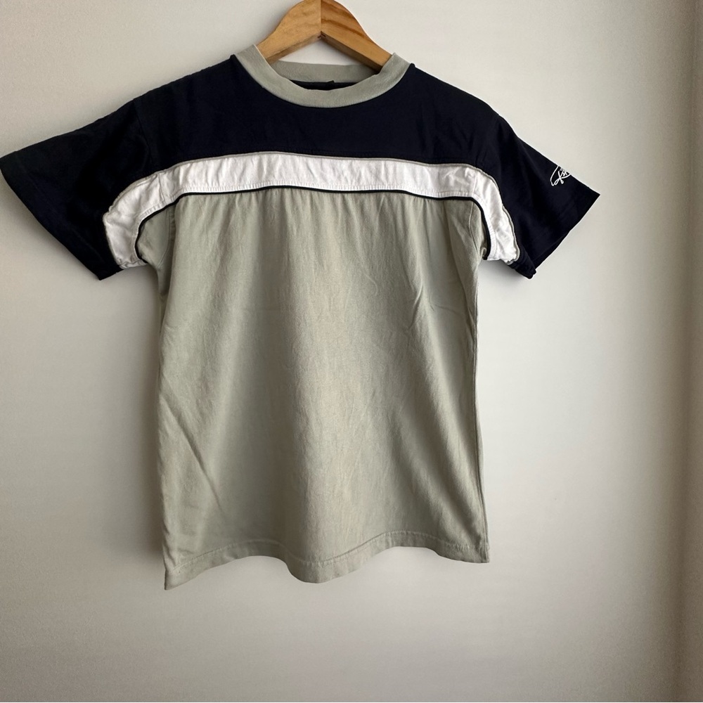 Vintage Ripzone Men's Black and Olive T-Shirt L